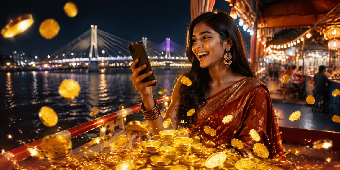 ময়মনসিংহে মোবাইল ক্যাসিনো গেমিং নাইট মার্কেট দৃশ্য