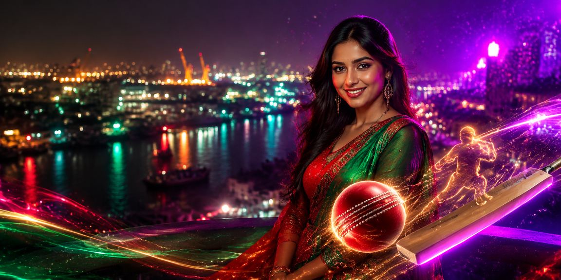 নারায়ণগঞ্জে লাল-সবুজ পোশাকে ক্রিকেট বেটিং উপভোগ করছেন মডেল